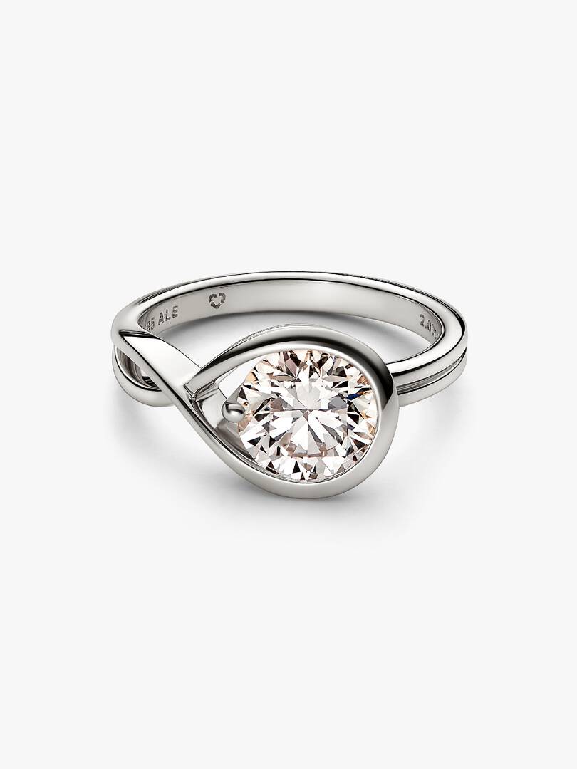 FINAL SALE - Pandora Infinite 14k White Gold Lab-grown Diamond Ring 2.00 ct TW, 14k white gold