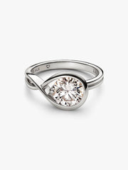 FINAL SALE - Pandora Infinite 14k White Gold Lab-grown Diamond Ring 2.00 ct TW, 14k white gold