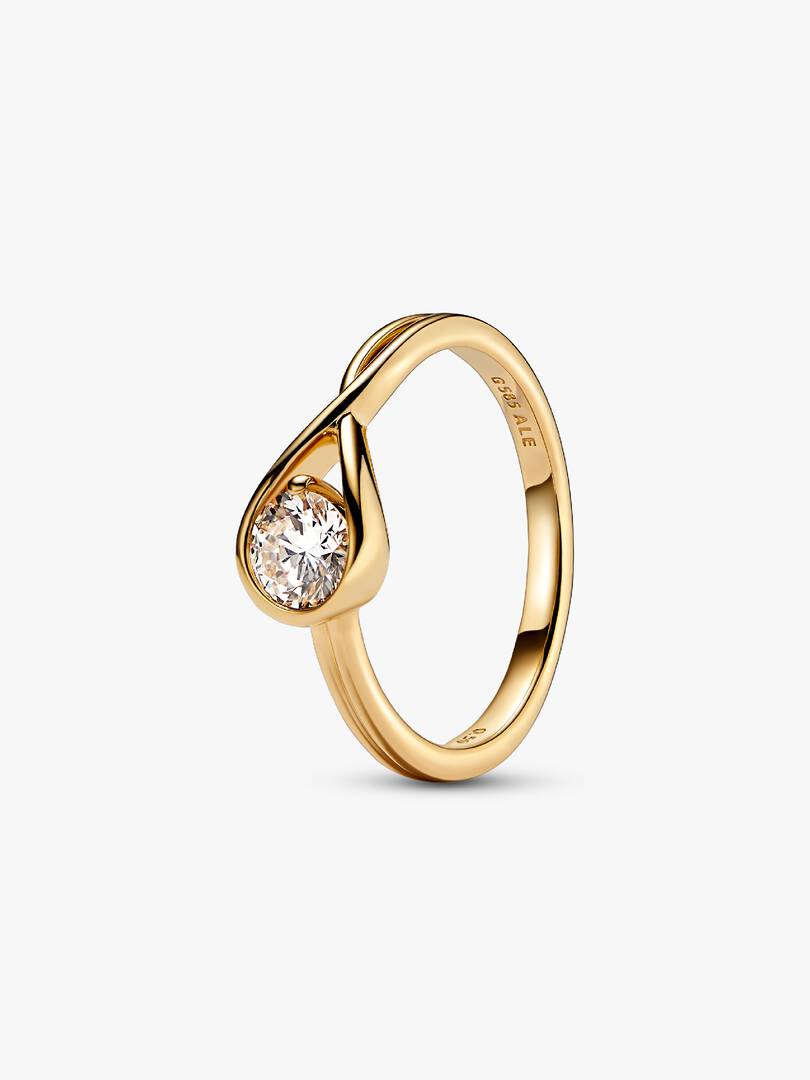 Pandora Infinite 14k Gold Lab-grown Diamond Ring 0.50 ct TW, 14k gold