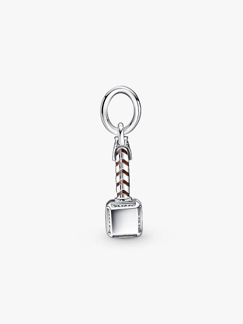 Marvel The Avengers Thor's Hammer Dangle Charm Sterling silver