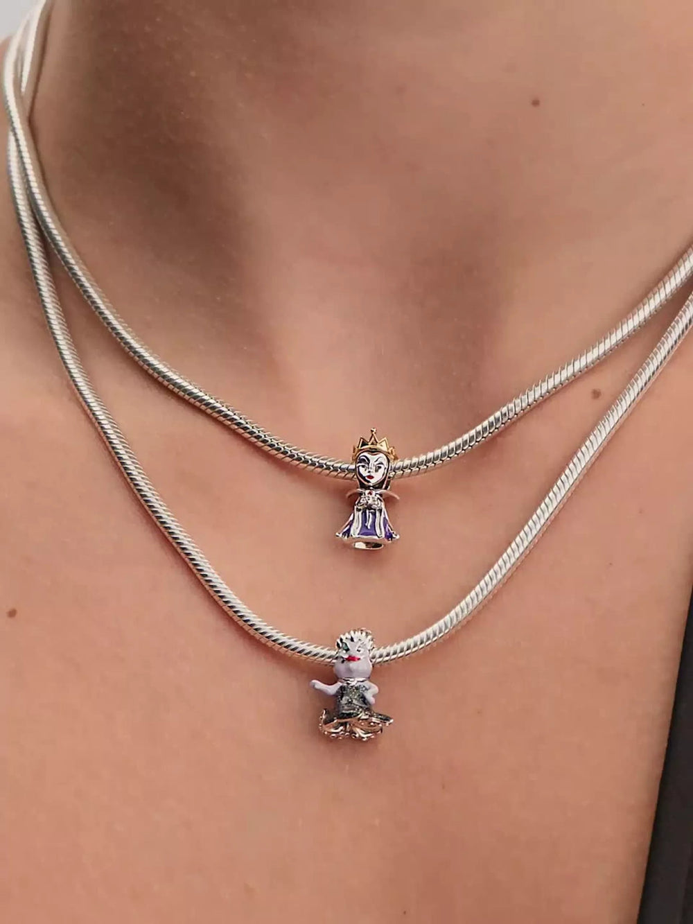 Disney Villains Evil Queen Charm Sterling silver, 14k gold plating