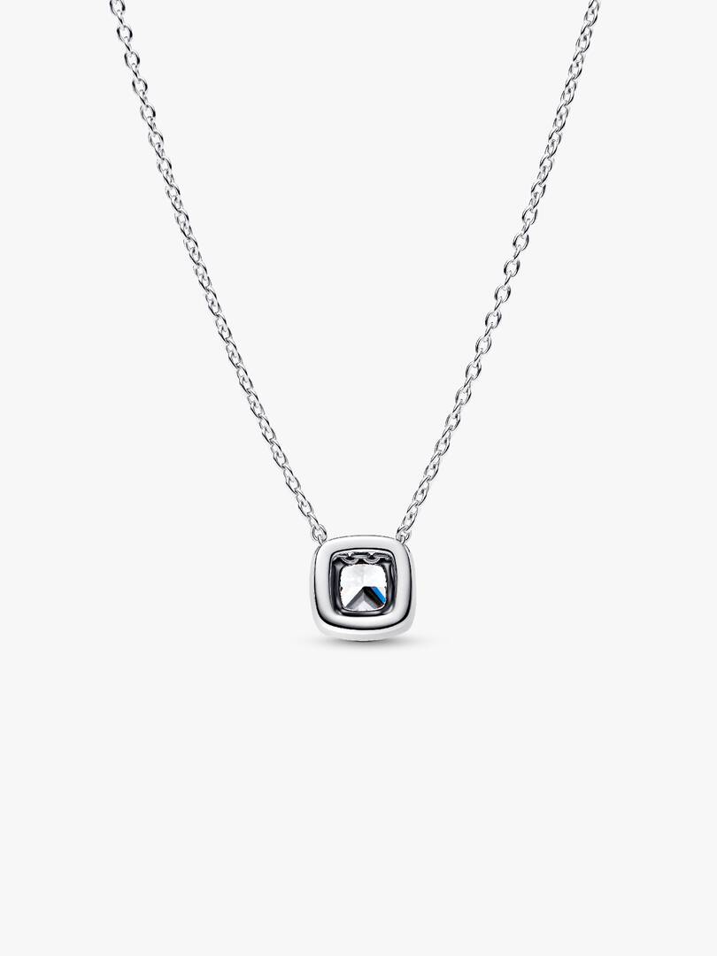 Halo Pendant Collier Necklace Sterling silver
