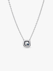 Halo Pendant Collier Necklace Sterling silver