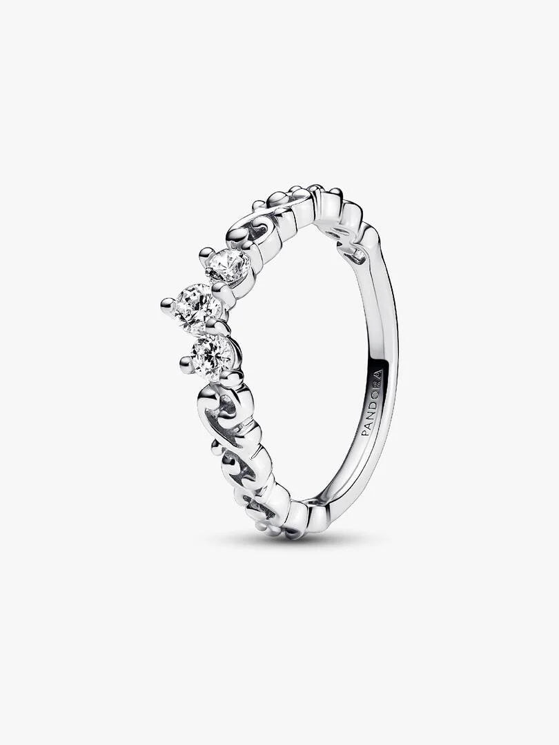Regal Swirl Tiara Ring Sterling silver