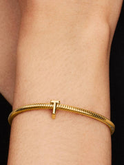 Letter T Alphabet Charm 14k gold plating