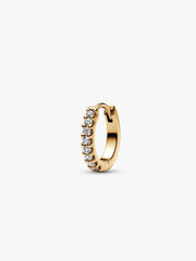 Pandora Era Lab-grown Diamond Hoop Earrings 14K Gold 0.009 ct TW, 14k gold