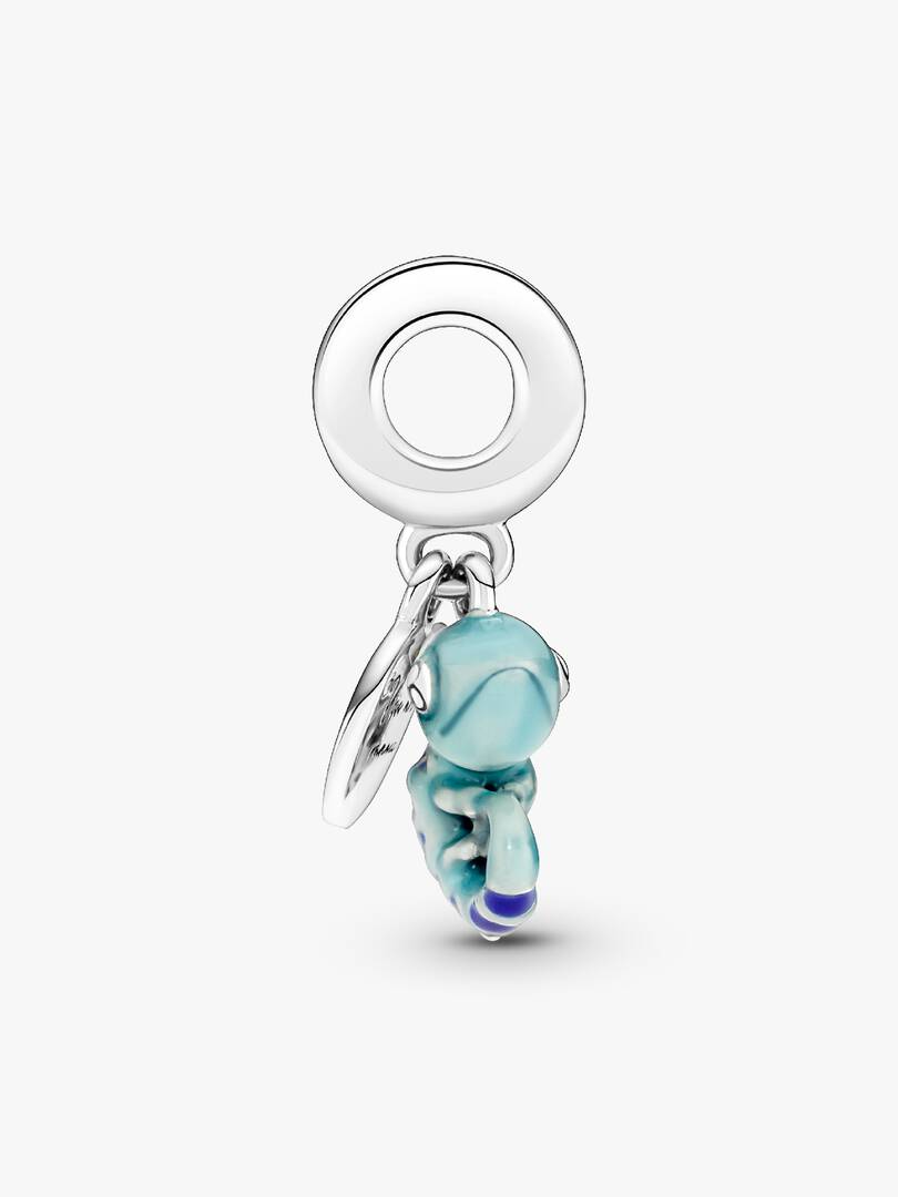 Color-changing Chameleon Dangle Charm Sterling silver