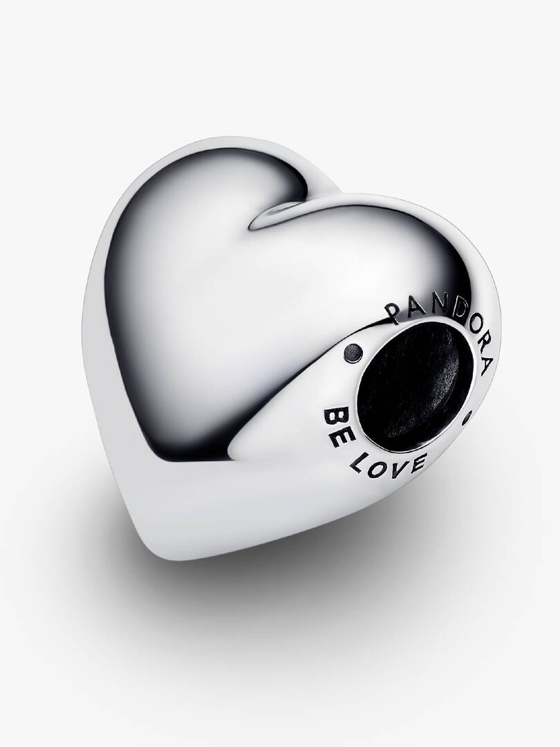 Be Love Engravable Large Heart Charm Sterling silver