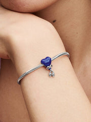 FINAL SALE - Color-changing Gender Reveal Girl Charm Sterling silver