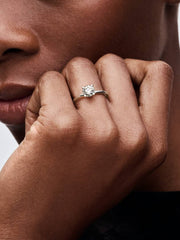 Pandora Era 14k White Gold Lab-grown Diamond Ring 1.00 ct TW, 14k white gold