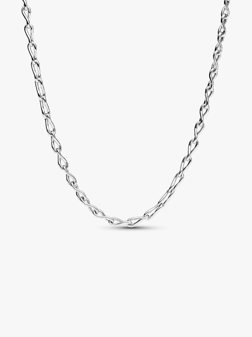 Infinity Chain Necklace Sterling silver
