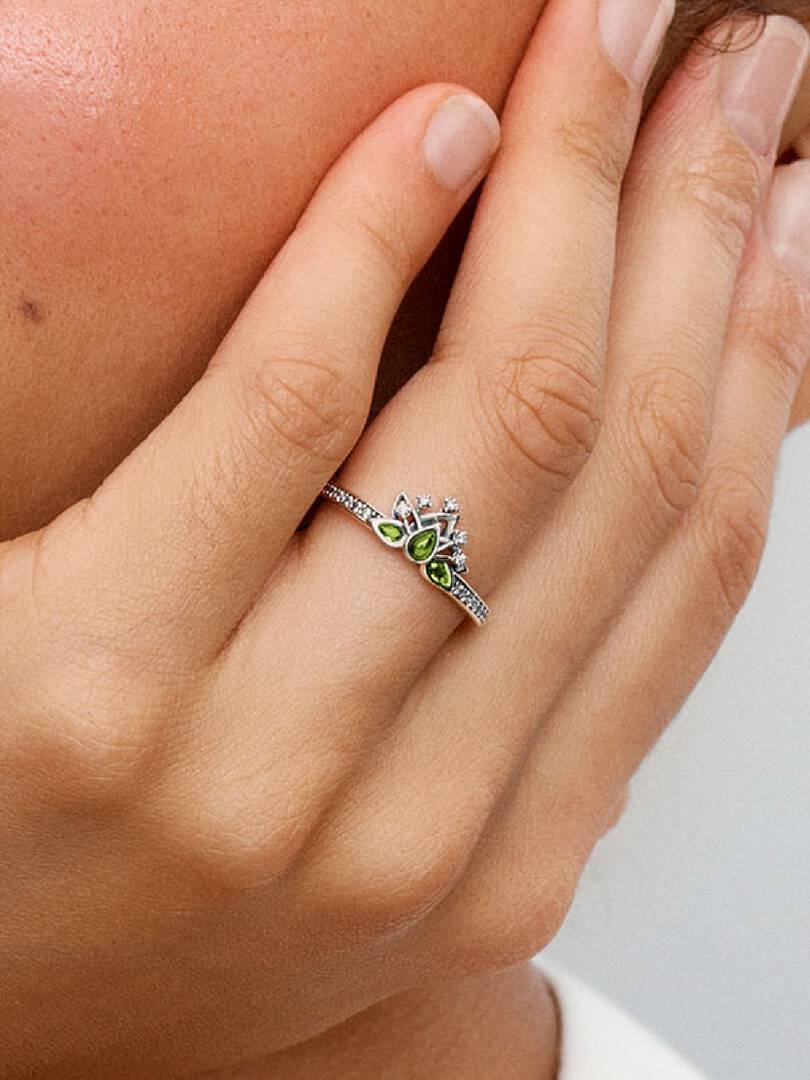 Disney Princess Tiana Tiara Ring Sterling silver