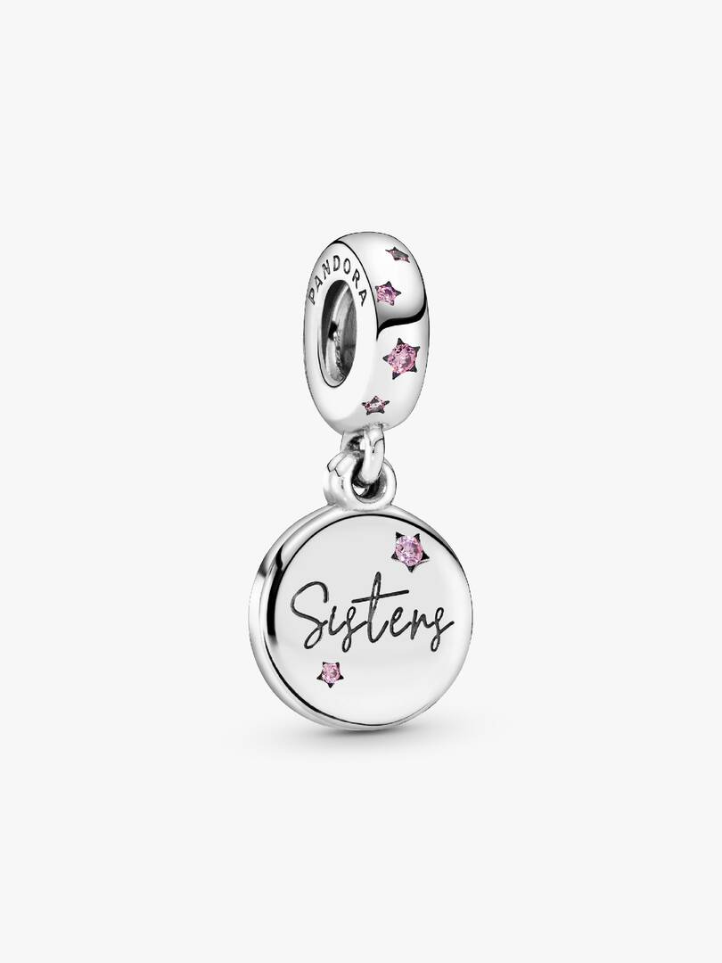 Forever Sisters Dangle Charm Sterling silver