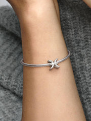 Sparkling Pisces Zodiac Charm Sterling silver
