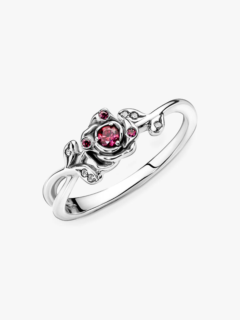 Disney Beauty and the Beast Rose Ring Sterling silver