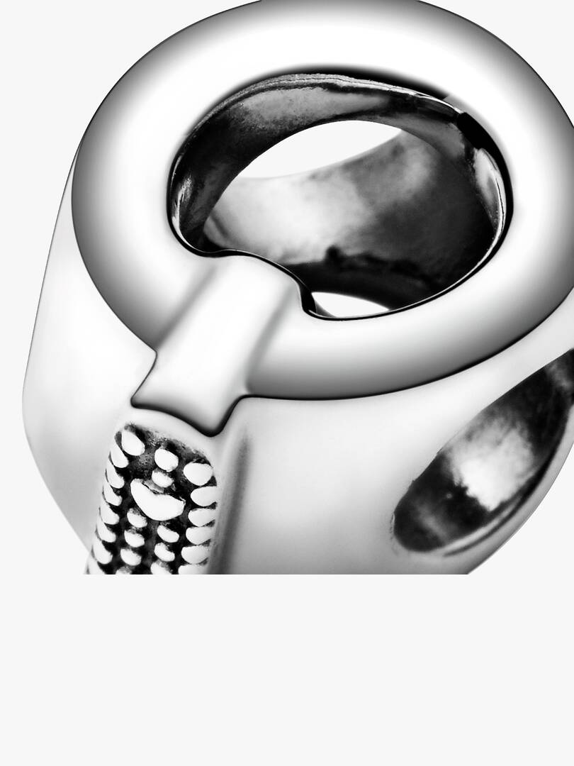 Letter Q Alphabet Charm Sterling silver