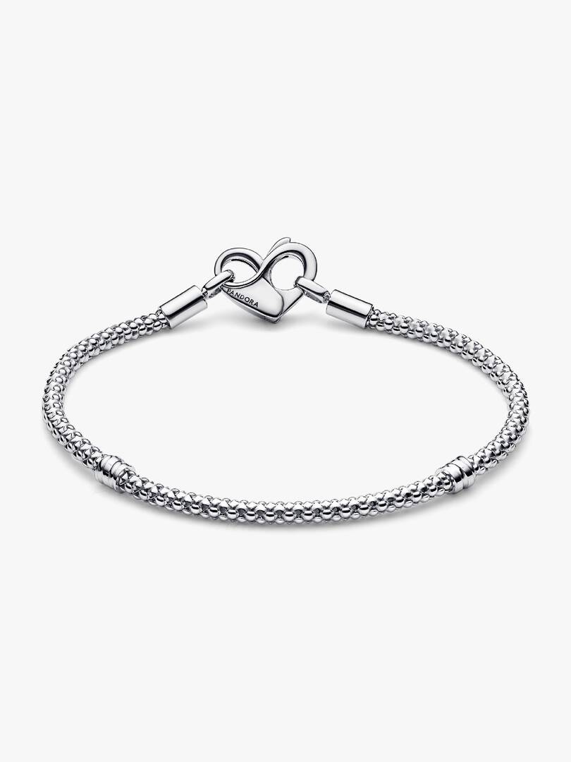 Pandora Moments Studded Chain Bracelet Sterling silver