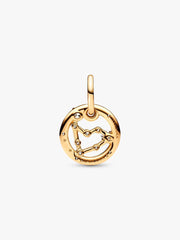 Capricorn Zodiac Dangle Charm 14k gold plating