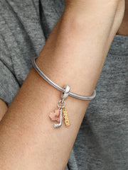 FINAL SALE - Sterling silver, 14k gold plating, 14k rose gold plating
