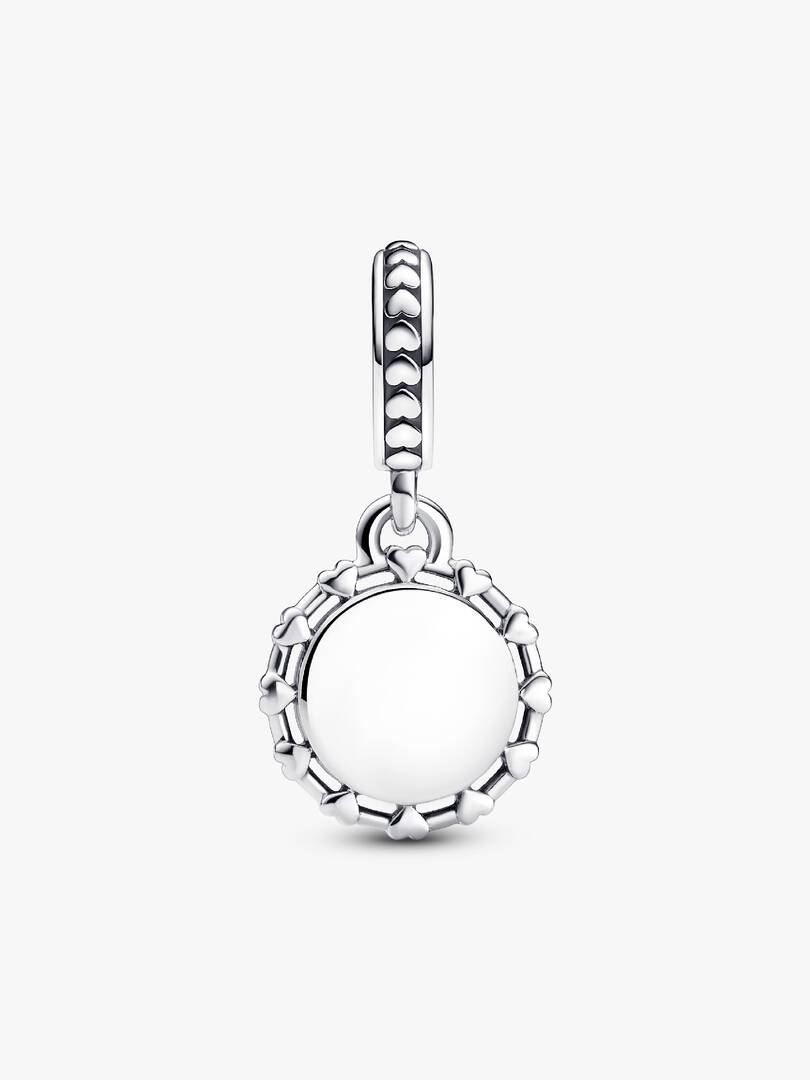 Stethoscope Engravable Dangle Charm Sterling silver