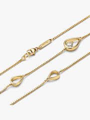 FINAL SALE - Pandora Infinite 14k Gold Lab-grown Diamond Long Pendant Necklace 0.50 ct TW, 14k gold