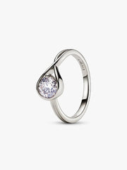 FINAL SALE - Pandora Infinite 14k White Gold Lab-grown Diamond Ring 0.75 ct TW, 14k white gold