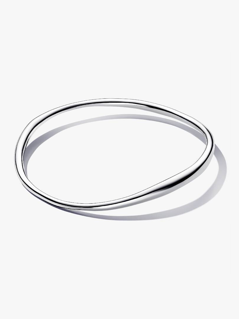 Organically Shaped Bangle Sterling silver