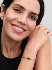 Round Pandora Clasp Twisted Snake Chain Sterling silver