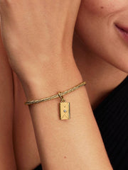 Engravable & Openable Envelope Dangle Charm 14k gold plating