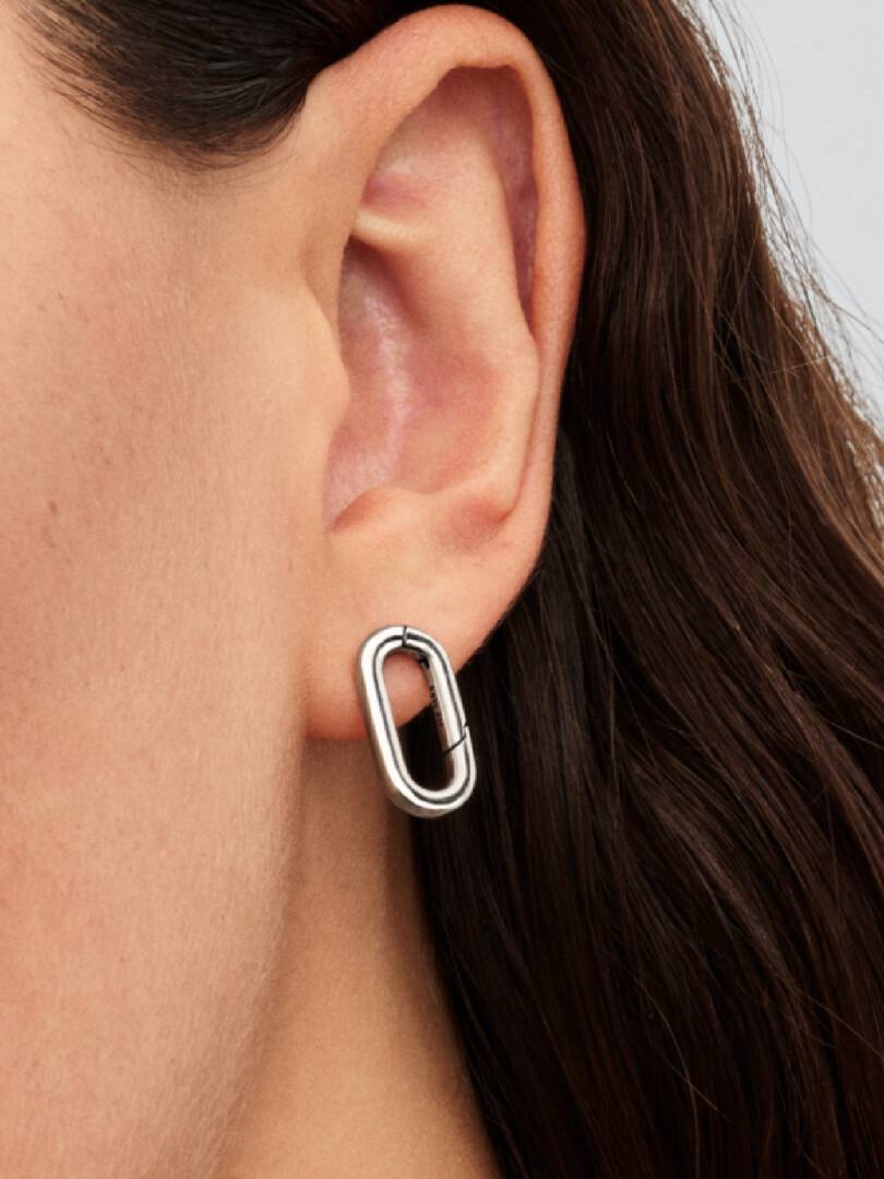 Openable Stud Earring Sterling silver