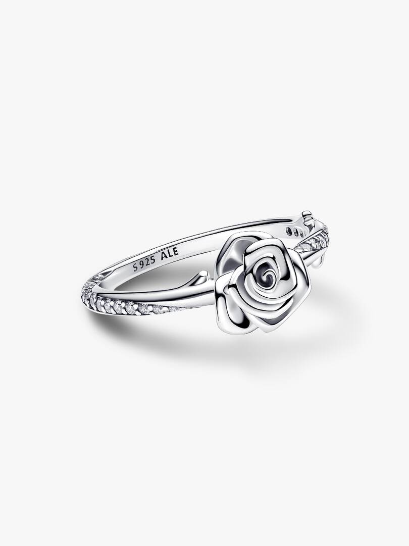 Rose in Bloom Ring Sterling silver