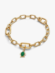 Green Turtle Mini Dangle Charm 14k gold plating