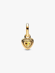 Heart Mini Dangle Charm 14k gold plating