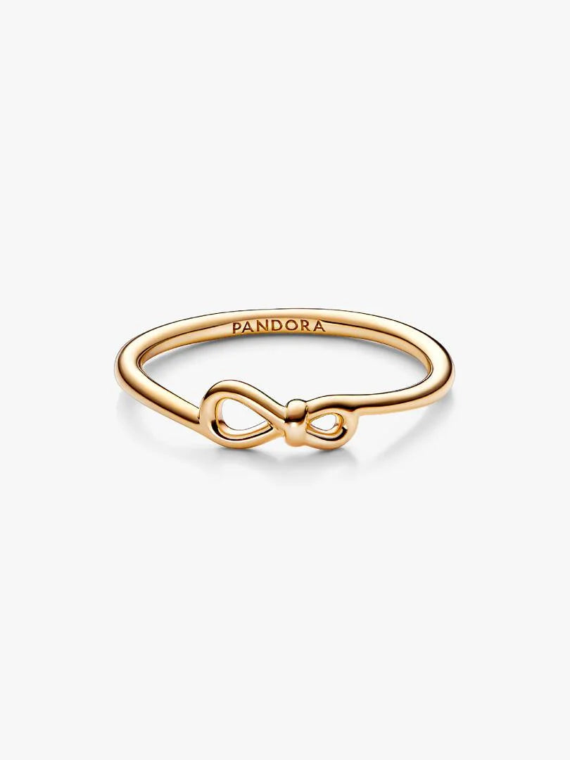 Infinity Knot Ring 14k gold plating