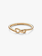 Infinity Knot Ring 14k gold plating