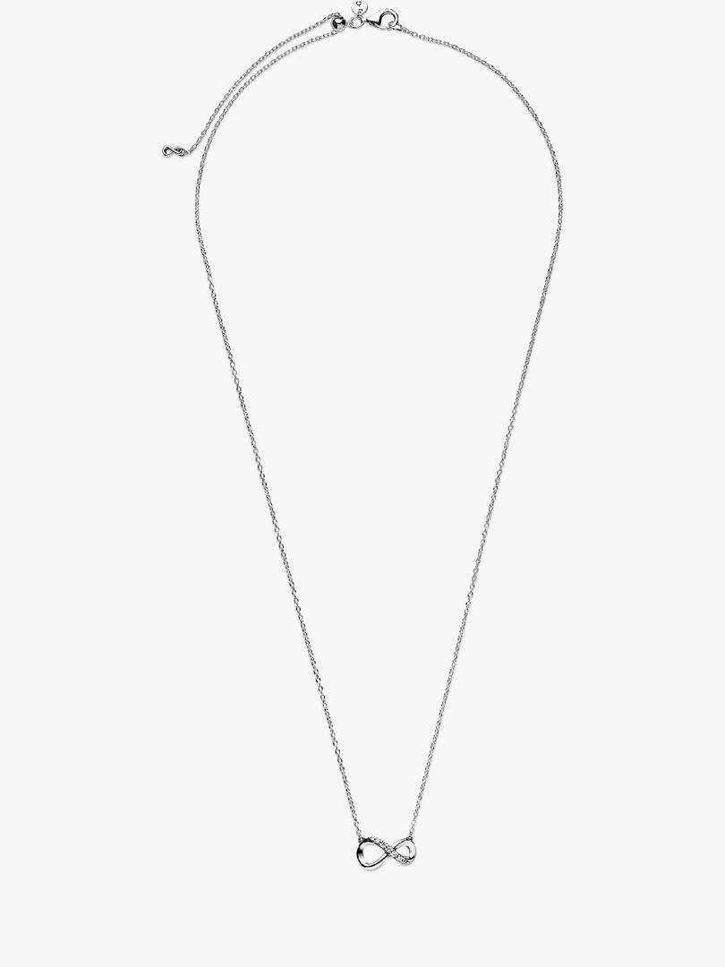 Sparkling Infinity Collier Necklace Sterling silver