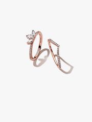 Sparkling Herbarium Cluster and Wish Ring Set 2 Quantity