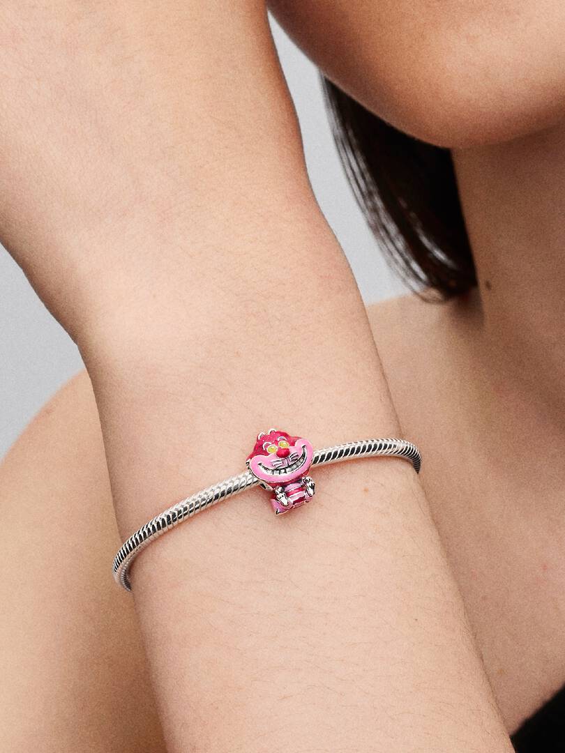 Disney Alice in Wonderland Cheshire Cat Charm Sterling silver