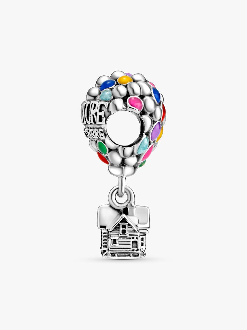 Disney Pixar Up House & Balloons Charm Sterling silver