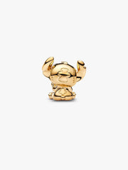 Disney Stitch Heart Charm 14k gold plating