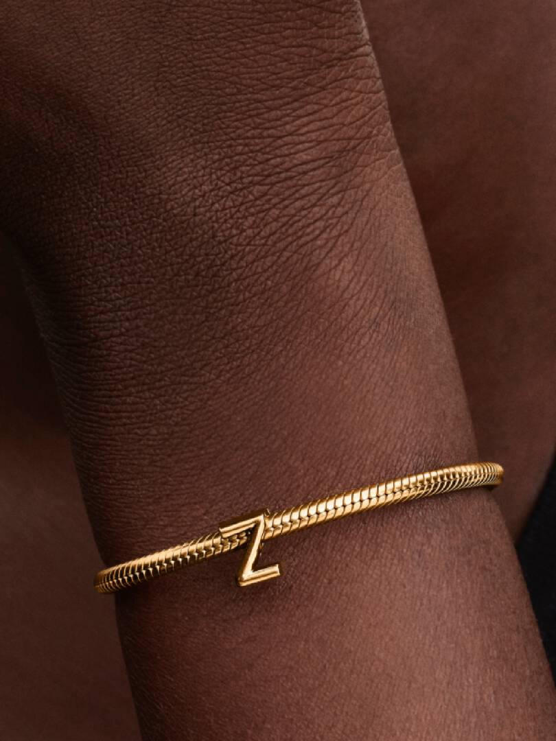 Letter Z Alphabet Charm 14k gold plating
