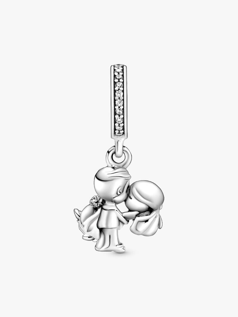 Married Couple Dangle Charm Sterling silver