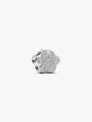 Textured Paw Mini Charm Sterling silver