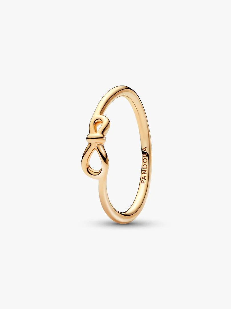Infinity Knot Ring 14k gold plating