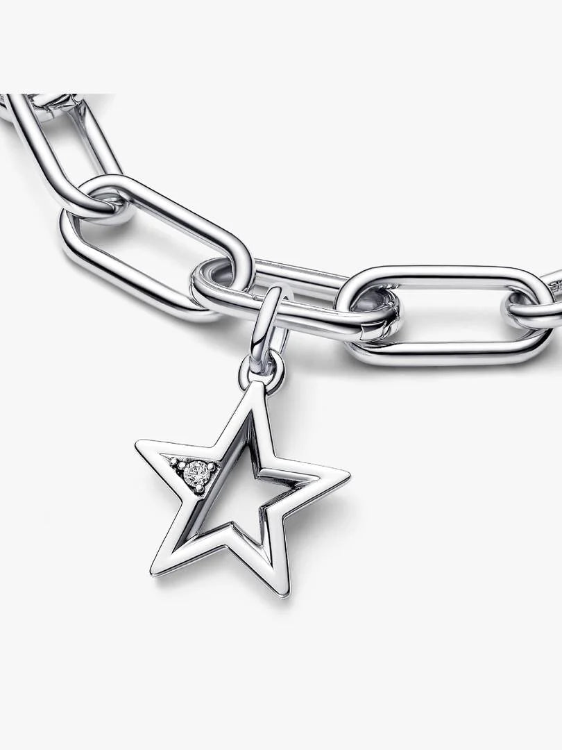 Pandora ME Sparkling Star Medallion Charm Sterling silver