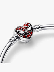 Pandora Moments Marvel Spider-Man Mask Clasp Bangle Sterling silver