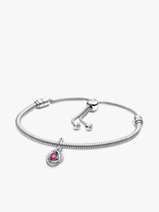 October Eternity Circle Dangle Charm Bracelet Set 2 Quantity