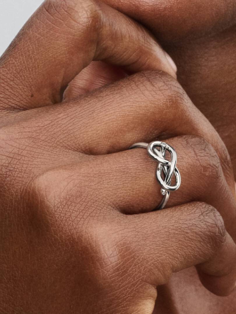 Infinity Knot Ring Sterling silver