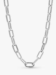 Pandora ME Medium-Link Chain Necklace Sterling silver