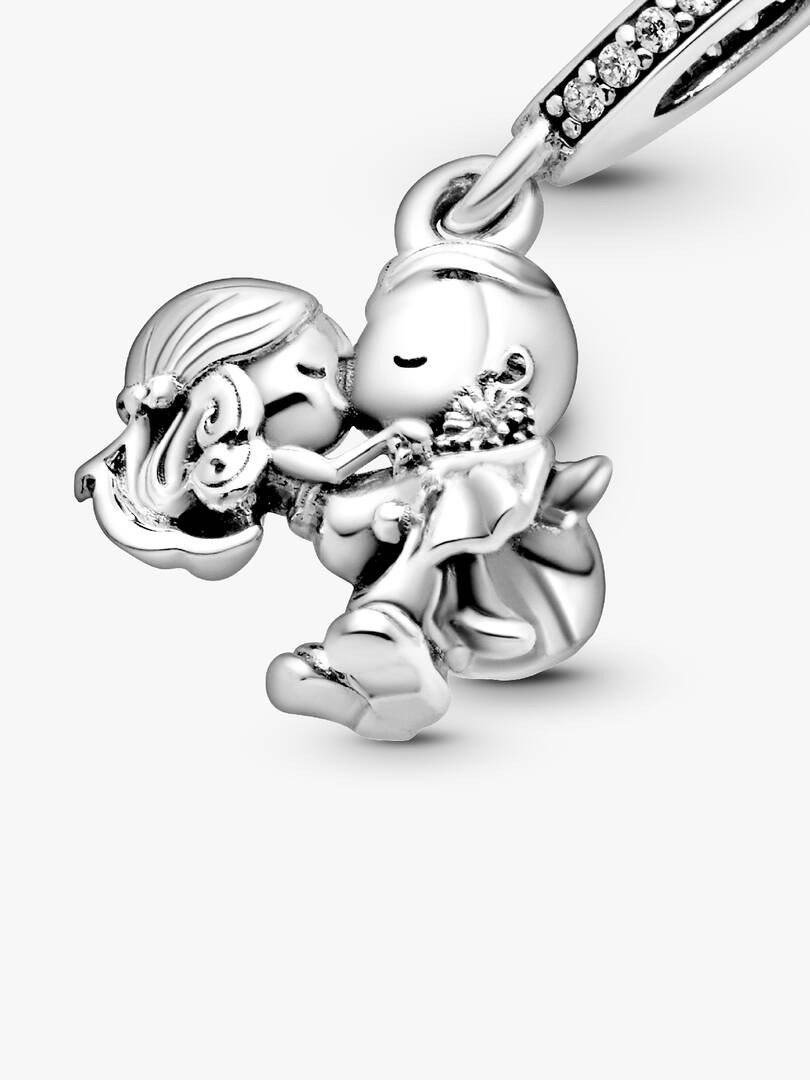 Married Couple Dangle Charm Sterling silver